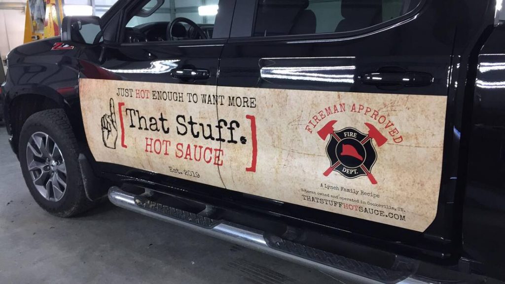 Truck wrap